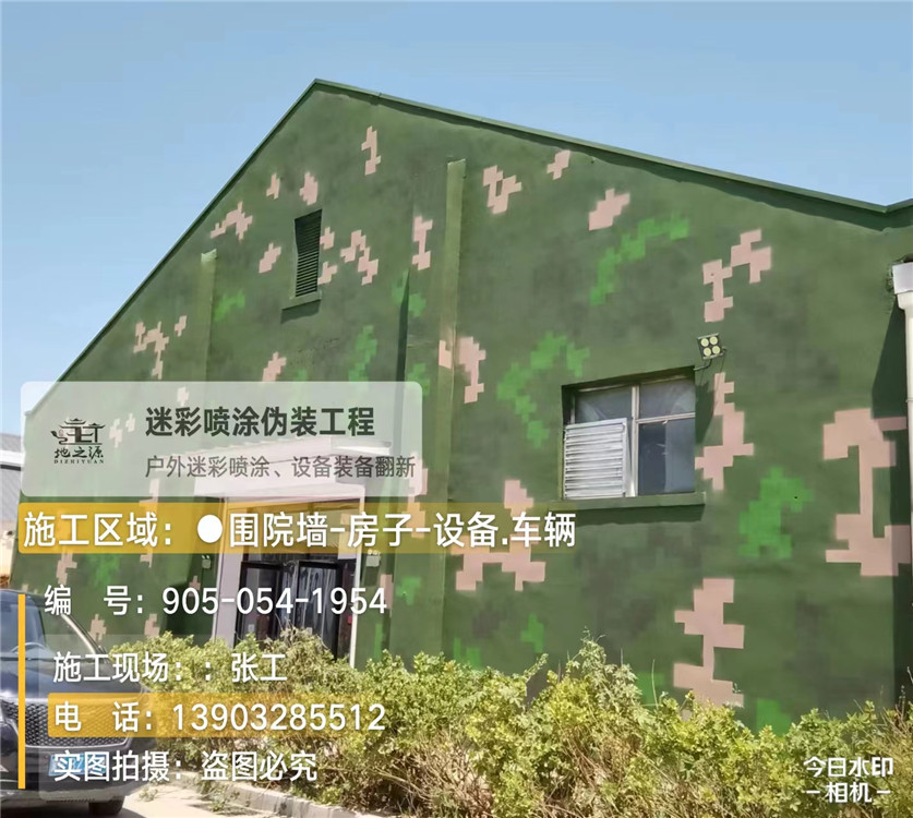 巫山外墙数码迷彩漆施工报价清单（100㎡标准墙面测算）